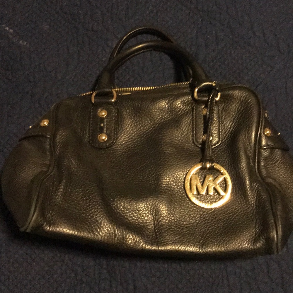Michael Kors Black bowling bag